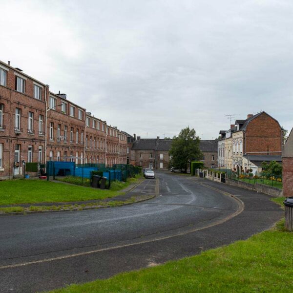 Vue actuelle des anciens logements ouvriers, 2022.