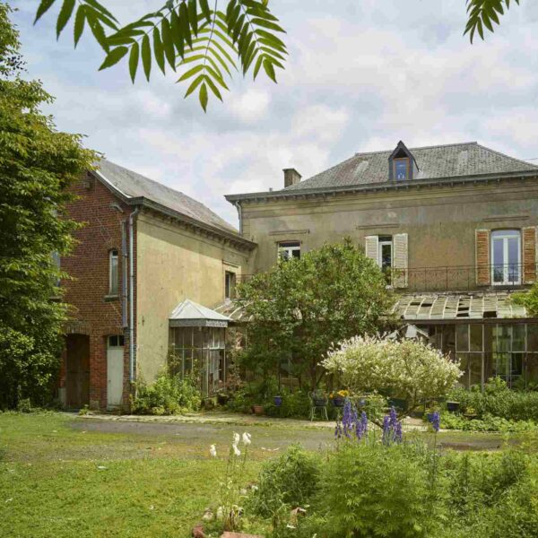 Vue depuis le jardin du Manoir Hubinet