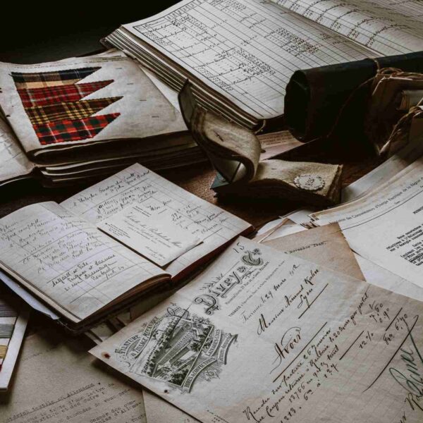 Archives et échantillons des établissements Divry & Cie.