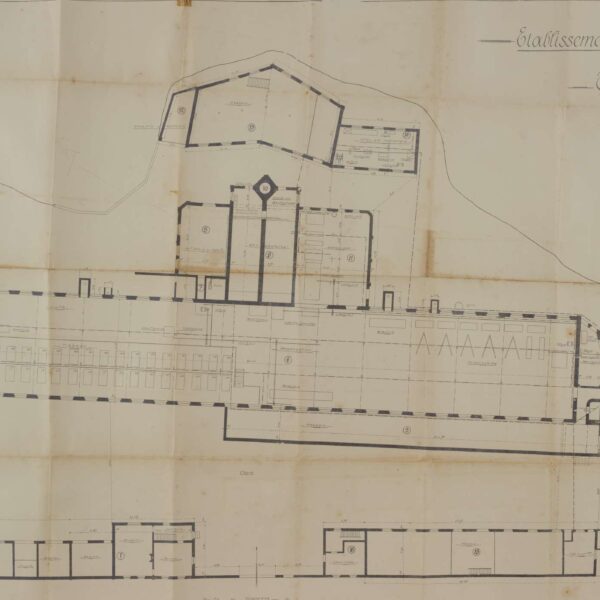 Plan d’ensemble du Tissage mécanique des établissements Divru & Cie.