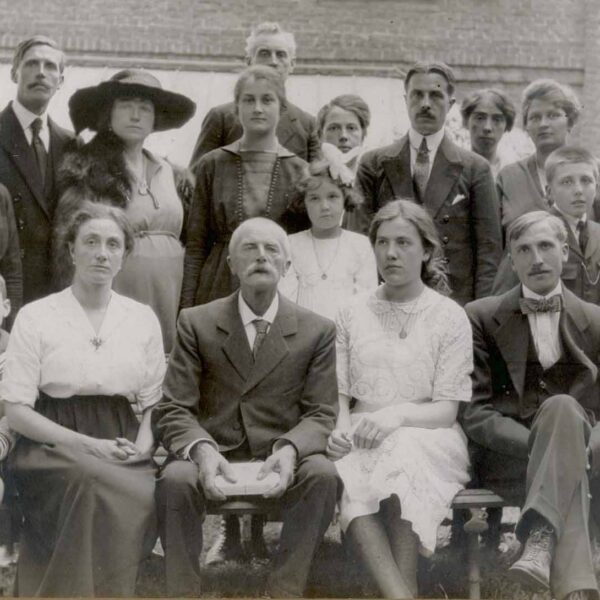 Portrait de Léon Divry et sa famille